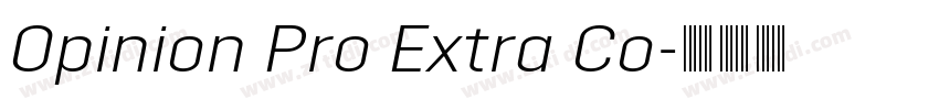 Opinion Pro Extra Co字体转换